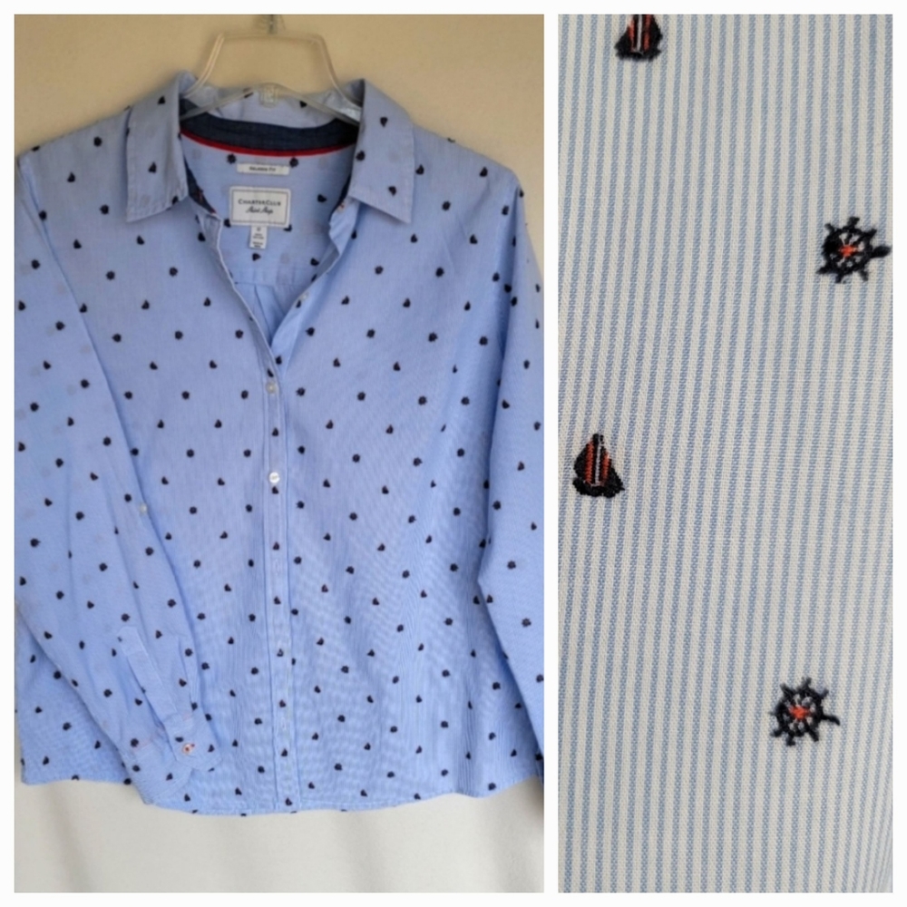 Helms and yachts shirt, size 12